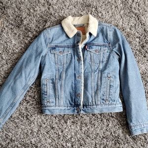 Sherpa Lined Denim Jacket